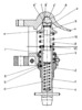 Shortcut Fast Fastened Clamp - Axial Section through the Clamp