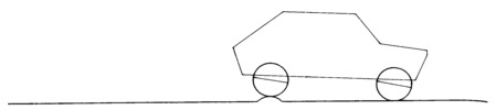 Automobile s position at 2 3 seconds