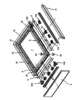Window Pivoting Frame - Exploded View