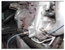 Sensors locations to measure turbocharger vibrations