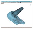 Ball and socket FEM analysis screen view for an automotive suspension system