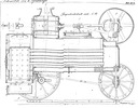 Lokomobile of 8 horsepower, longitudinal cut