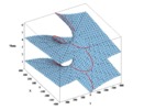 RPR-2PRR planar parallel manipulator. Triple coalesce of solutions locus
