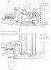 Lathe Pneumatic Spindle - Axial Section