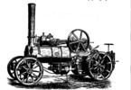 Fowler plowing engine with a single steam cylinder, to Two-machine steam-plow system no. 3