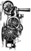 Plows with stationary drum