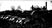 New patent-turn over steam plow by John Fowler & Co., Magdeburg. Plow turned over half