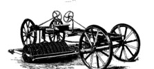 Fowler's co-generated steam roller and harrow