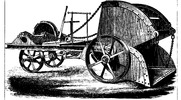 Fowler's steam-shovel plow and Bodenplanirungs machine