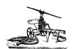 Fowler's portable pump to fill the water levels in steam plowing