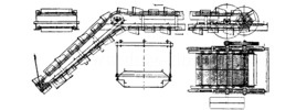 Comet Conveyor with Lowering Jib End.