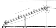 Inclined Elevator for Feeding Roller Runway