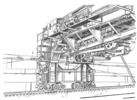 Portion of Structure supporting Hulett Unloader