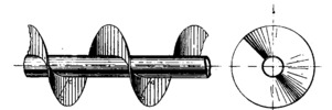 Continuous Worm Conveyor, or Closed Spiral