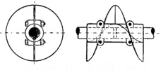 Coupling for Continuous Worm Conveyor