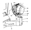 Automatic machine for sewing different items, particularly leather - Perspective view of the subassembly of sewing