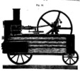 Longitudinal cut of a locomobile with retrogrssive fire shaft, figure 16