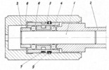 Pressure Cylinder for Roller Train - Cylinder Axial Section