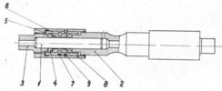 Pressure Cylinder for Roller Train - Lateral Drive Detail