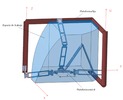 Espacio de trabajo práctico del manipulador paralelo DAEDALUS I