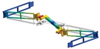 Second mode shape of DAEDALUS I simplified model