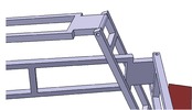 Elements interference in a parallel manipulator