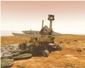 Robot de exploración de la superficie marciana