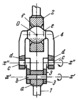 FIVE-MOTION JOINT WITH A BARREL-SHAPED HEAD