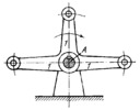 TRIPLE-ARM BELL-CRANK LEVER