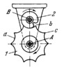 INTERMITTENT MOTION WITH DISK-TYPE STOP