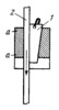 WEDGE-TYPE STOP FOR A ROD IN TRANSLATIONAL MOTION