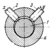 DOUBLE SCREW-TYPE STOP FOR A CYLINDRICAL SLIDING MEMBER