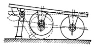 LOCKING LEVER FOR A WHEELED TRUCK