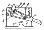 ENGAGING AND DISENGAGING LEVER