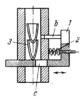 LEVER-TYPE BLANK FEEDING MECHANISM