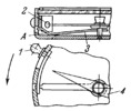 LEVER MECHANISM FOR ARRESTING A COMPASS NEEDLE