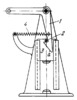 STARTING LEVER OF A DROP HAMMER