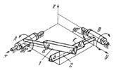 CONTACTING LEVER MECHANISM WITH CONTACTING PRISMS