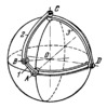 FOUR-BAR SPHERICAL CRANK AND ROCKER-ARM MECHANISM