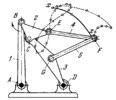 SIX-BAR MECHANISM WITH A DRIVING CONNECTING ROD