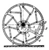 MULTIPLE-BAR MECHANISM FOR EXTENSIBLE WHEEL LUGS