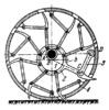 MULTIPLE-BAR MECHANISM FOR EXTENSIBLE WHEEL LUGS