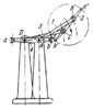 CROSSED-CRANK MECHANISM WITH SAFETY STOPS