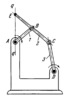 EVANS FOUR-BAR APPROXIMATE STRAIGHT-LINE MECHANISM