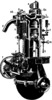 Longitudinal section of Panhard and Levassor motor