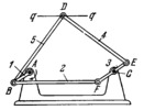 SIX-BAR APPROXIMATE STRAIGHT-LINE MECHANISM