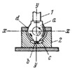SINGLE-MOTION TURNING KINEMATIC PAIR WITH A SPHERICAL PIVOT AND A LUG