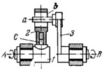 FOUR-BAR LINK-GEAR SPATIAL MECHANISM WITH A FOUR-MOTION KINEMATIC PAIR