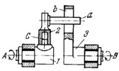 FOUR-BAR LINK-GEAR SPATIAL MECHANISM WITH A FOUR-MOTION KINEMATIC PAIR