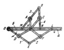 MULTIPLE-BAR MECHANISM FOR ADDING TWO LENGTHS HAVING A COMMON DIRECTION